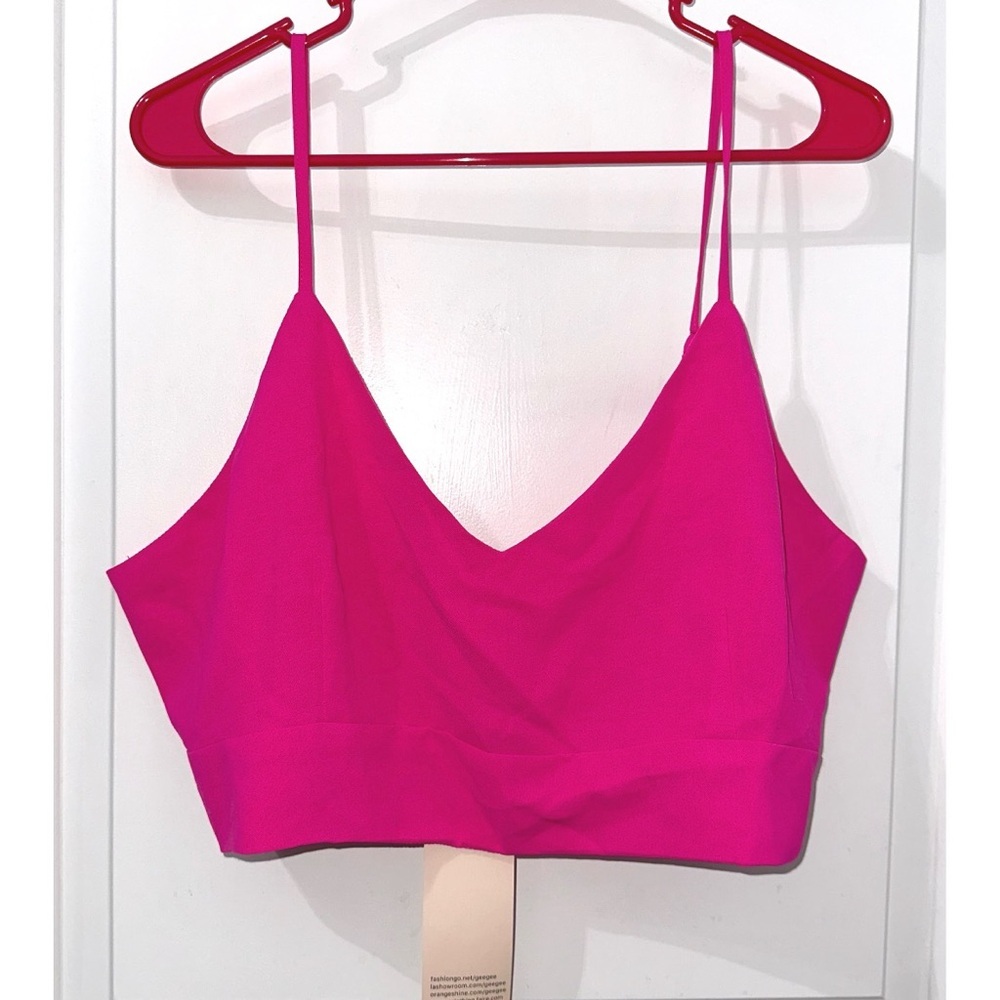 GeeGee Hot Pink Crop Top